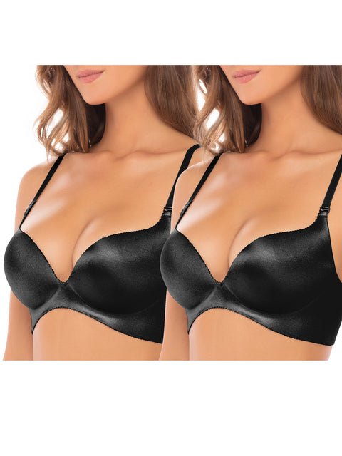2-Pack Super Comfy Lift Padded Push Up Bra with Amazing Comfort from Emprella