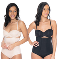 2 Pack Tummy control Hi-Waisted Shapewear Comfort Brief Panties For Shape Wear