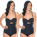 2 Pack Tummy control Hi-Waisted Shapewear Comfort Brief Panties For Shape Wear