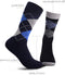 Dress Socks for Men - 10 Pack Mens Argyle Black or Solid Premium Cotton- Mid Calf