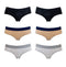 Emprella Women's 6-Pack Hipster Panties | Cotton Spandex with Elastic Waistband