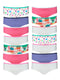 Girl's Elastic Waist Lace Trim 100% Cotton Panties Briefs, 14 Pack Assorted Colors and Styles
