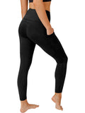 High waist tummy control leggings with 3 Pockets Assorted Colors