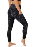 High waist tummy control leggings with 3 Pockets Assorted Colors