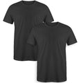 2 Pack T-Shirts for Men, 100% Cotton Crew Neck Tag Free Mens Shirt