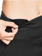High waist tummy control legging with 3 Pockets in Black