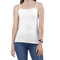 Essential Black or White Fitted Cami Camisole Spaghetti & Noodle Tank Top Shirt for Women