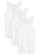 Men's 6 Pack White Ribbed Tank Tops From American Casual